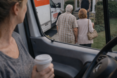 PART 2 TITLE: YOUR PARENTS SOLD THEIR HOUSE FOR YOUR SISTER’S CRYPTO SCAM, TRIED TO MOVE INTO YOUR HOME FOR LIFE—AND ENDED UP SCREAMING IN A DRIVEWAY WHILE YOU DROVE OFF IN A MERCEDES CAMPER VAN WITH THEIR ENTIRE PLAN COLLAPSING BEHIND THEM