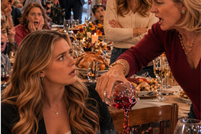 AT THANKSGIVING, YOUR MOTHER DEMANDED YOUR COMPANY STOCK FOR YOUR SISTER—THEN THE CFO DROPPED AN ENVELOPE IN HER SANGRIA AND EXPOSED THE WHOLE FAMILY