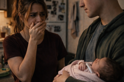 THE ROOM LAUGHED AT MY SON FOR CARRYING A NEWBORN AT GRADUATION… THEN HE SPOKE 23 WORDS THAT BROKE THE WHOLE AUDITORIUM