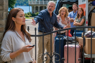 : MY PARENTS SHOWED UP WITH A U-HAUL TO TAKE OVER MY LAKE HOUSE FOR THE SUMMER—BUT WHEN THE GATE WOULDN’T OPEN, MY MOTHER FINALLY HEARD THE ONE WORD SHE’D SPENT HER WHOLE LIFE TRAINING ME NEVER TO SAY