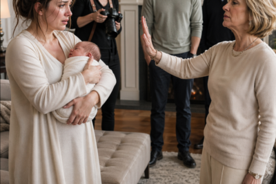 SHE CALLED ME “NOT REAL FAMILY” WHILE I HELD MY NEWBORN—THEN I SAID ONE CALM SENTENCE THAT WIPED THE SMILE OFF HER FACE