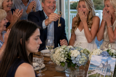 My Dad Gave My Dead Grandmother’s Beach House To My Stepsister In Front Of The Whole Family — Then The Security System Locked Him Out Like A Stranger.  TITLE 2: