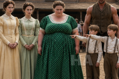 “Daddy please pick her for her!” “the twins insisted… So the cowboy picked the obese widow over all of them…