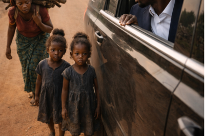 HE STEPPED OUT OF A BLACK SUV TO SHOW OFF HIS NEW FIANCÉE… THEN SAW HIS EX-WIFE STUMBLING UNDER FIREWOOD WITH TWIN GIRLS WHO HAD HIS EYES, AND IN ONE SHATTERING MOMENT, THE BILLIONAIRE WHO THOUGHT HE’D ESCAPED POVERTY LEARNED THE REAL PRICE OF THE WOMAN HE LEFT BEHIND