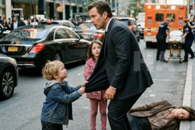 “Please… Don’t Leave Us,” The Little Boy Whispered As A Millionaire Slammed On His Brakes In The Middle Of Traffic—Then He Looked At The Unconscious Woman On The Ground… And Froze
