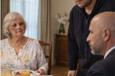 He Smacked His Mother, Slept Upstairs Like Nothing Happened, and Came Down Smiling to Breakfast. Then He Saw the Man Waiting at Her Table and Realized He Was the One Being Put Out.