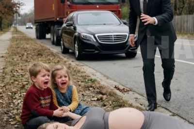 YOU LEFT HER WITH A PROMISE AND A PHONE THAT NEVER RANG AGAIN—THEN FOUND HER SIX YEARS LATER DYING ON THE SIDE OF THE ROAD WITH YOUR TWINS HOLDING HER HANDS