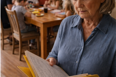 MY DAUGHTER TOOK MY SEAT AT BREAKFAST AND TOLD ME TO EAT IN MY ROOM… SO I SET A YELLOW FOLDER ON THE TABLE AND EXPOSED THE SECRET THAT COULD DESTROY EVERYTHING SHE CALLED HERS