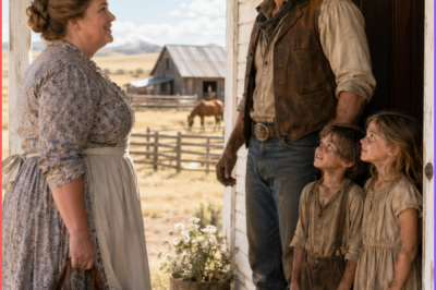 His Children Hadn’t Eaten in Months — Until the Obese Widow Knocked… and the Rancher Let Her Stay