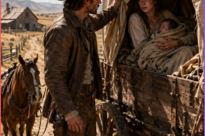 A Sealed Wagon Held a Secret — The Lonely Cowboy Found Them and Everything Changed