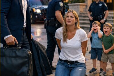 The millionaire Came Home to Sirens, the Nanny in Handcuffs, and His Twin Boys Screaming. By Sunrise, He Knew the Real Threat Had Been Sleeping Beside Him.