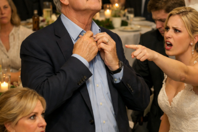 SHE THREW HER HUSBAND’S FATHER OUT OF THE WEDDING FOR LOOKING “LOW CLASS” — THEN THE CALL ON SPEAKER EXPOSED WHAT THE BRIDE’S FAMILY HAD HIDDEN INSIDE THE GIFT TABLE