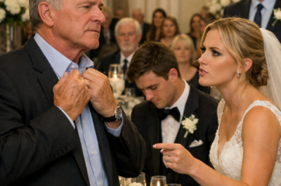 SHE SCREAMED “YOU DON’T BELONG HERE” AT THE GROOM’S FATHER… THEN THE SPEAKERPHONE EXPOSED WHO HAD REALLY BUILT HER FAMILY’S FORTUNE