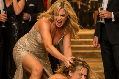 SHE DRAGGED ME BY THE HAIR IN THE MIDDLE OF HER ANNIVERSARY PARTY FOR “STEALING” HER BILLIONAIRE HUSBAND — THEN HE SAID THREE WORDS THAT RUINED HER… AND ONE SECRET RUINED HIM T