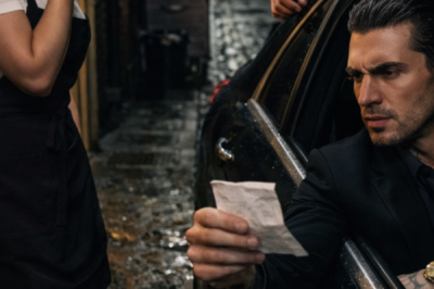 THE WAITRESS SLIPPED A NOTE INTO HIS POCKET. THE MAFIA BOSS READ IT AND LEFT IMMEDIATELY