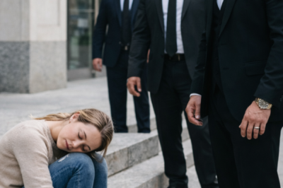 Single Woman Was Sleeping on the Steps of His Headquarters — The Mafia Boss Stopped in Shock