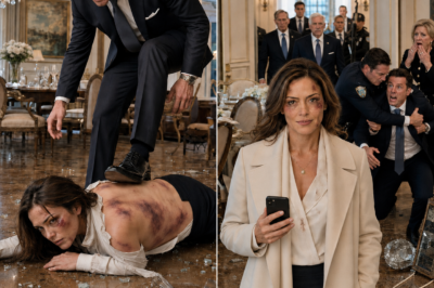 Her Husband Crushed Her Into Broken Glass… Until Her Billionaire Father Walked In With the Board That Had Just Fired Him