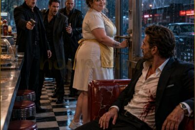 The Hitmen Cornered Billionaire Mafia Boss In A Diner… Then the Cashier Screamed: “Don’t Bleed on My Pie Case,” — And She Locked the Hitmen In With Her And Smiled