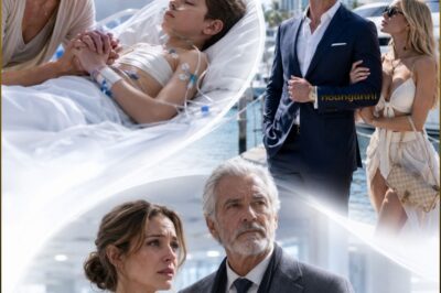 Billionaire Denied His Son’s Lifesaving Surgery To Buy His Mistress A Yacht… Then he Screamed “Cut Your Losses,” — But the Man in the Cheap Coat Bought His Empire