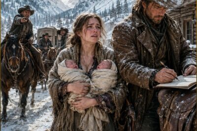 They Left the Widow to Freeze for Bearing Twin Girls—Then the Silent Mountain Man Signed the Name That Stopped and Ruined Them