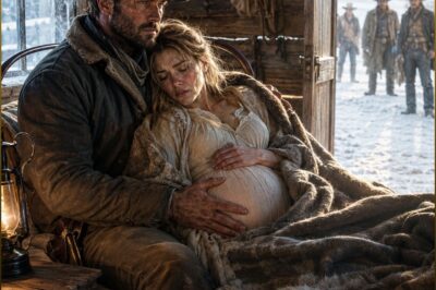 The widow, left to freeze to death, climbed into the bed of a burly cowboy seeking warmth—then at dawn, he learned that her child could ruin the family that had buried her husband