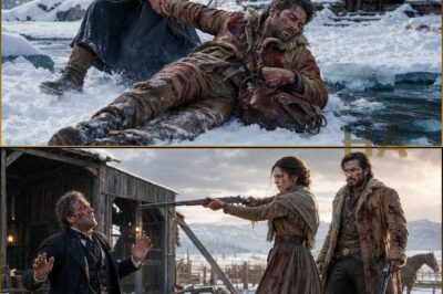She Dragged a Dying Stranger Out of the Montana Snow While Her Children Were Starving, Then He Opened His Eyes and Whispered, “Don’t Let the Judge Take the Well”—But the Secret in His Satchel Proved Her Husband Hadn’t Died of Fever, and the Man Everyone Feared Was the Only One Who Could Save Her Home From a Town That Had Already Buried Him Alive