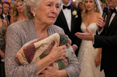 The Bride Called Grandma’s Quilt “Cheap”… Then a Millionaire Guest Found the Secret Pocket and the Whole Wedding Fell Silent