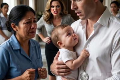 Your Baby Cried in a Millionaire’s Mansion… Then Her Tiny Medal Exposed the Fiancée’s Deadly Secret