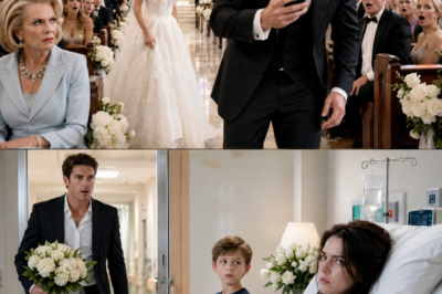 The Little Boy Sent a Photo of His Dying Mother by Mistake… and the Millionaire Left His Wedding With One Sentence That Froze the Entire Church
