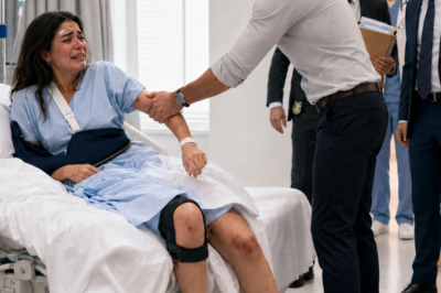 My Husband Tried to Drag Me Out of the Hospital With Broken Ribs Because His Mother’s Birthday Was “More Important Than My Drama”… Then a Detective Walked In With My Brother and Revealed My Hit-and-Run Was No Accident