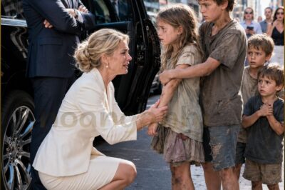 Millionaire was about to fire four children who were cleaning her truck: “Get Those Kids Away From My Car”—But she Saw the Mark on the Girl’s Wrist and the terrifying secret she discovered paralyzed all of city…