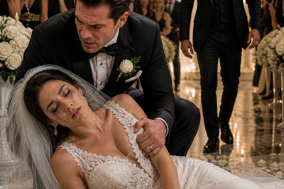 The Bride Collapsed Before Saying “I Do” — Then the Mafia Boss Lifted Her Veil and Exposed the Bruises Everyone Was Paid to Ignore