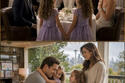 Millionaire Was Dining with His Fiancée, when they Raised a Glass… When Two Little Girls Walked Up and Said, “We Saved Your Seat, Dad”