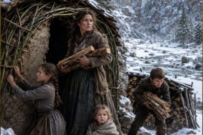 They Gave Her Nine Dollars, Three Children, and a Winter to Die In—Then the Mountain Remembered Her Name