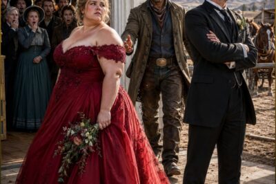 The Bride They Called Too Big for the Altar… And Groom Rejects—Until a Cowboy Stepped Forward and Exposes the Lie