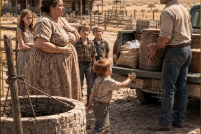 The Widow at the Dry Well… No Food. No Hope — And the Silent Rancher Who Knew Why It Had Gone Empty… And he Arrived with a Feast