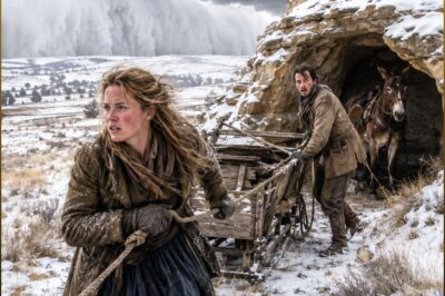 She Pulled a Wrecked Wagon Into a Rock Hollow and Sealed Every Gap — The Woman the Blizzard Was Supposed to Bury But The Blizzard Skipped Right Over