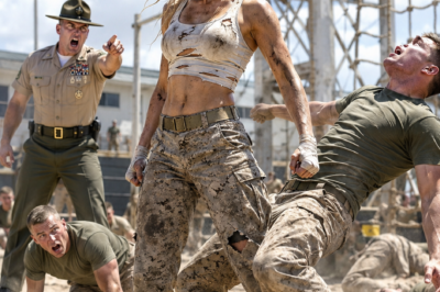 “End Her Training!” — He Ordered… But She Took Down 12 Marines, Injured and Unbroken