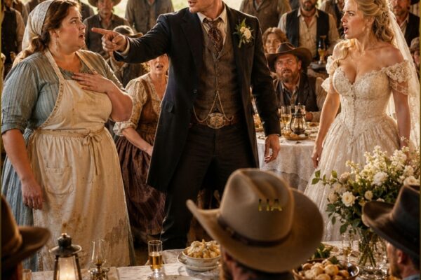 She Was Paid to Vanish Behind the Wedding Supper—Until the Groom Asked...