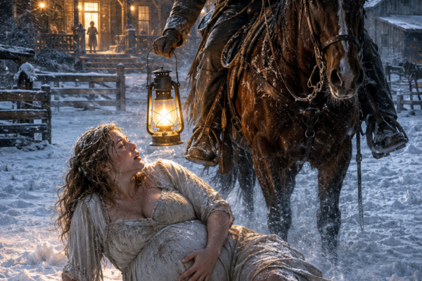 They Threw the Pregnant Widow Into the Blizzard… Until the Cowbo...