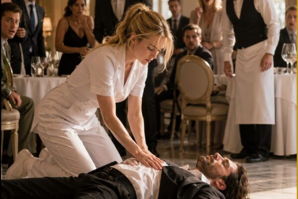 They Called the Poor Nurse a Stain on the Café Until the Billionaire M...