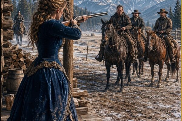 They Sent a Velvet-Clad Bride to Destroy the Mountain Man’s Ranch̷...