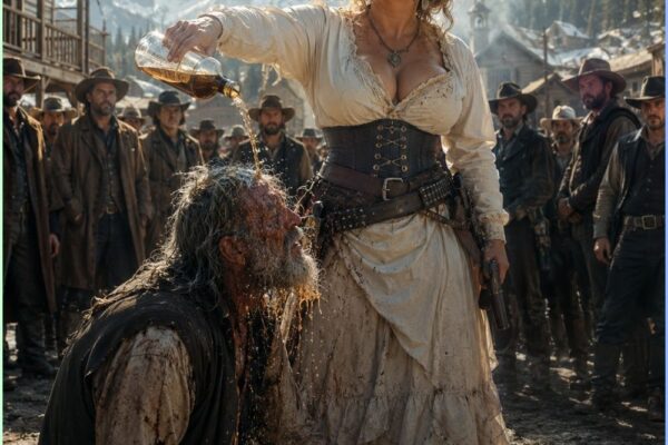 The Gunslinger Boss Poured Whiskey Over a Silent Old Man Until Deadwoo...