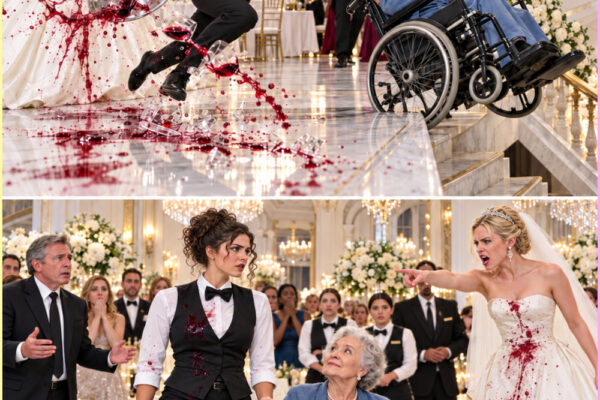 She Dropped a Tray of Wine on the Bride to Catch a Wheelchair and Had ...