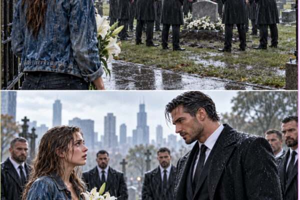 She Found Ten Men in Black Suits Circling Her Father’s Grave, and the ...